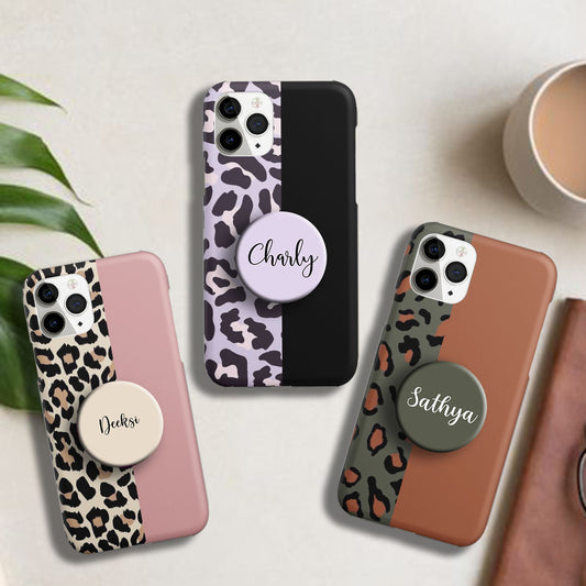 Leopard Name Gripper Case