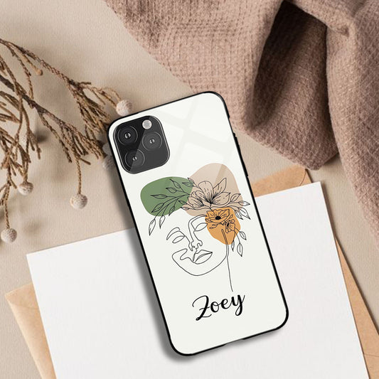 Keep it Simple Girl Name Glossy Protective case