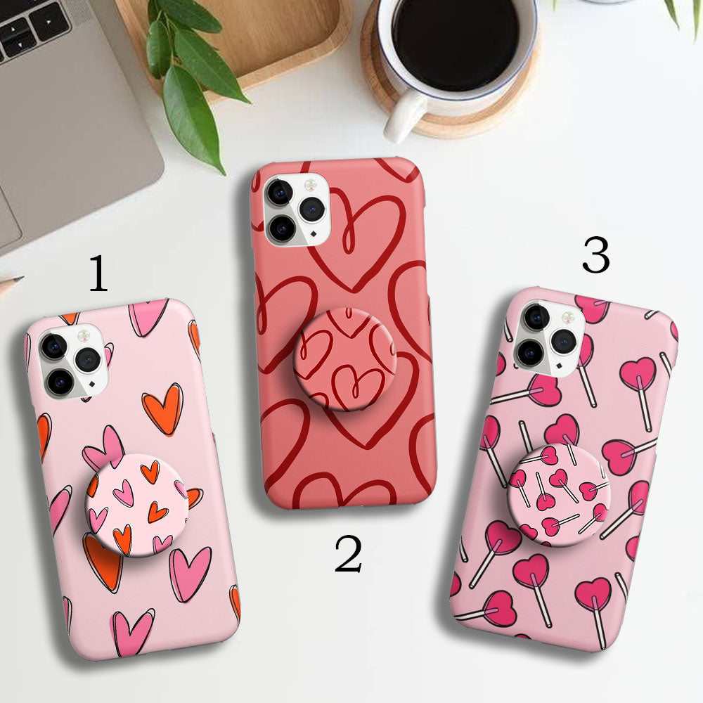 Hearts Gripper Mobile cover