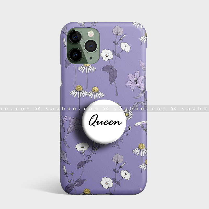 Lavender flowers gripper case