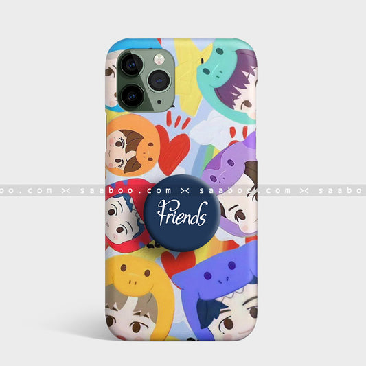 Cartoon faces Gripper Case