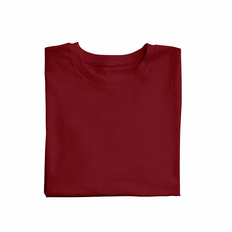 Maroon solid Unisex T-Shirt
