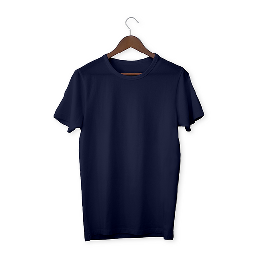 Navy blue solid Unisex T-Shirt