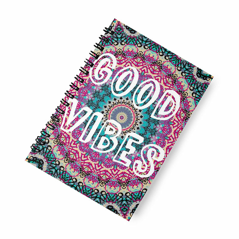 Good vibes A5 Spiral Notebook
