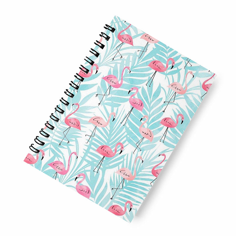 Flamingo blue A5 Spiral Notebook
