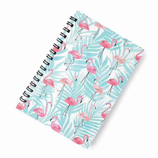 Flamingo blue A5 Spiral Notebook