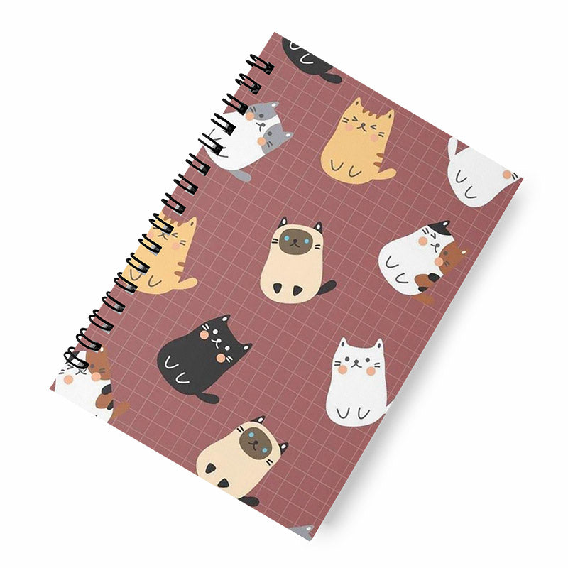 Kitty A5 Spiral Notebook