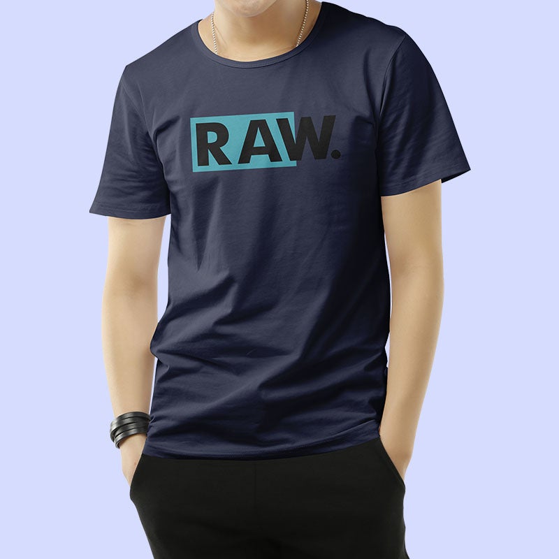 Raw Navy Blue Unisex T-Shirt