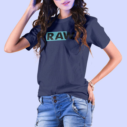 Raw Navy Blue Unisex T-Shirt