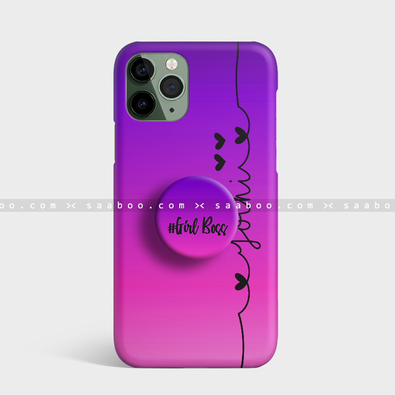 Two Shades Gradient Name Gripper Case