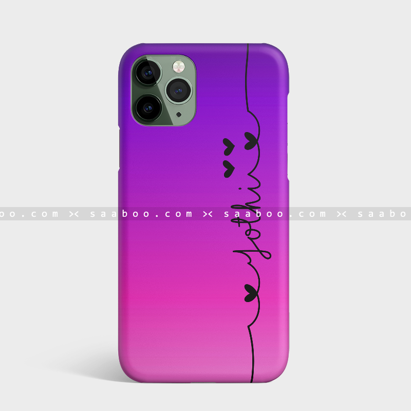 Two Shades Gradient Name Gripper Case