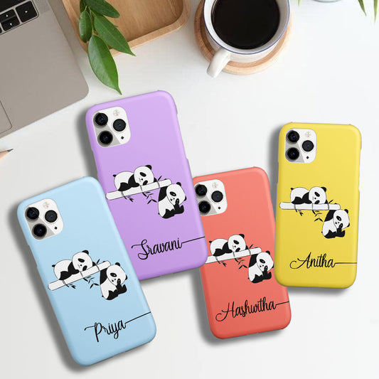 Cute Panda Name Case