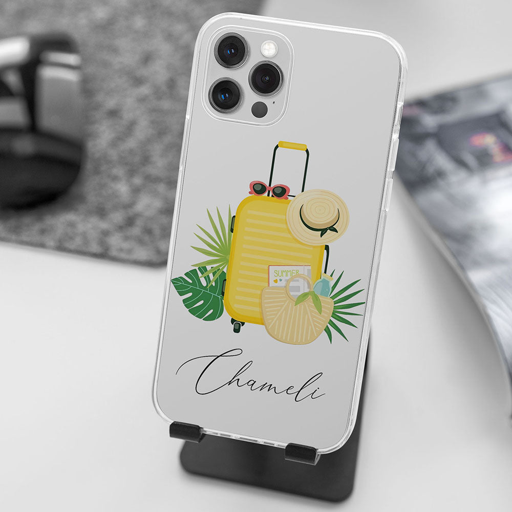 Vacation Mood Transparent Silicone case
