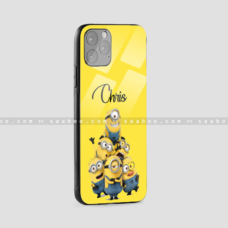 Glass Case With Group Minion Name