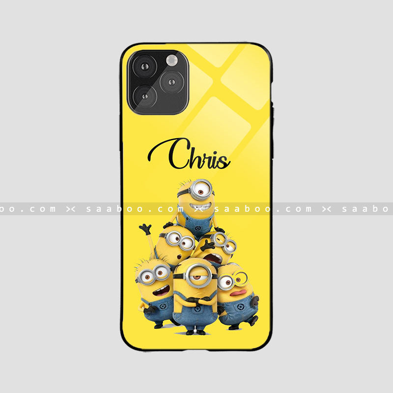 Glass Case With Group Minion Name