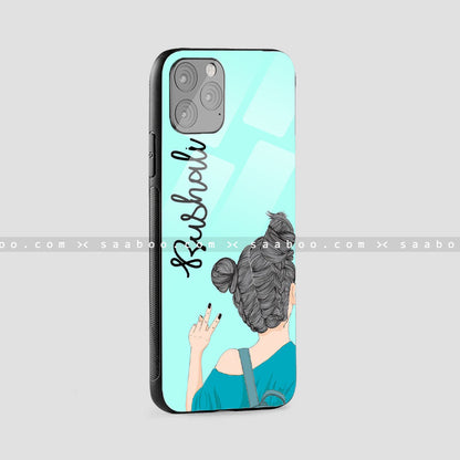Glass Case With Girl Name