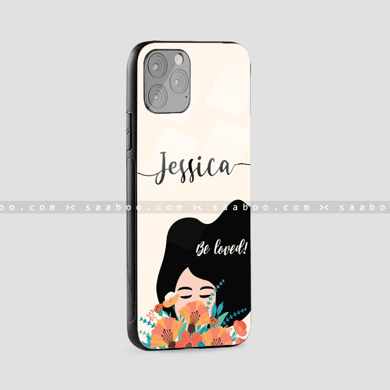 Glass Case With Cute Girl Name