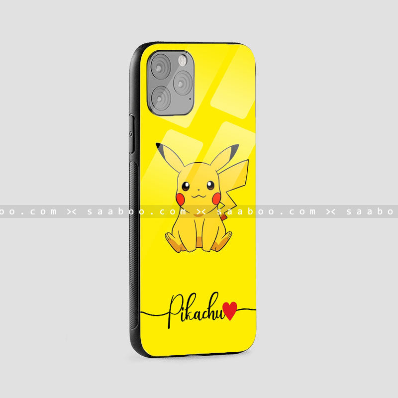 Glass Case With Pikachu Name
