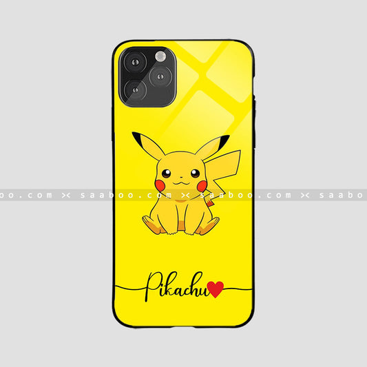 Glass Case With Pikachu Name