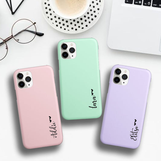 Solid Colors Customised Slim Case Cover