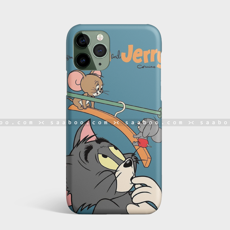 Gray Color Tom & Jerry Smile Case