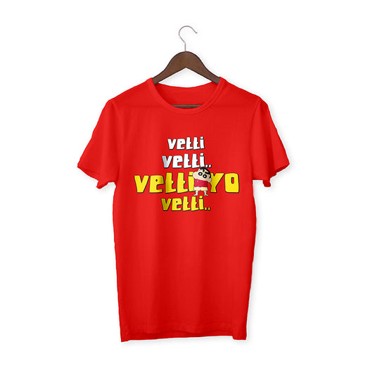Vetti Shinchan Red Unisex T-Shirt