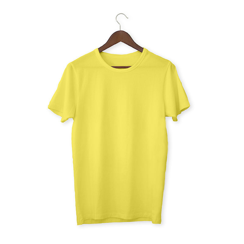 Yellow solid Unisex T-Shirt